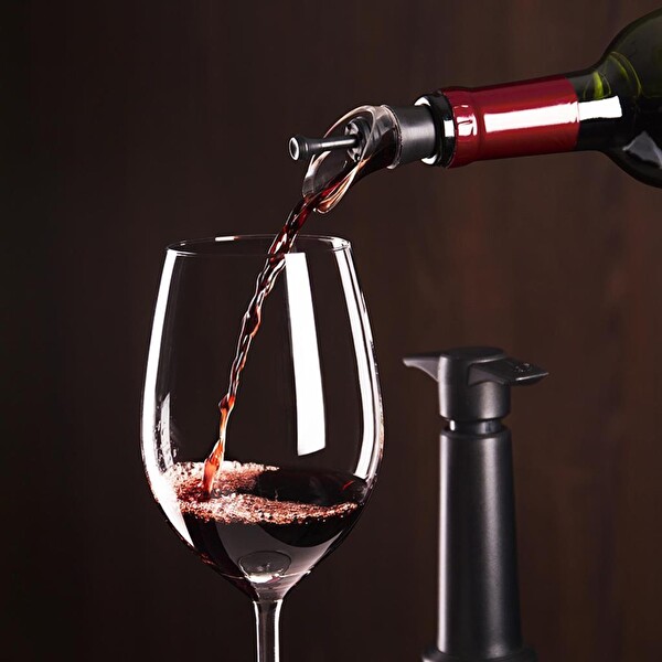 Vacu Vin 6824606 1 Pompa - 1 Şarap Dökücü Şarap Vakum Seti