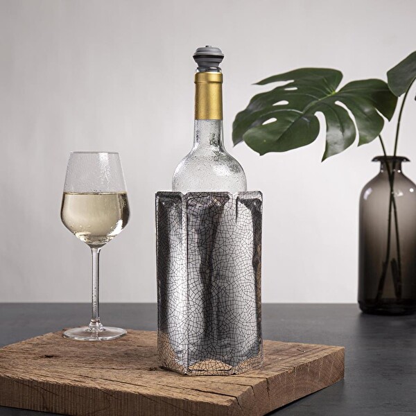Vacu Vin 38803606 Aktif Şarap Soğutucu Gümüş