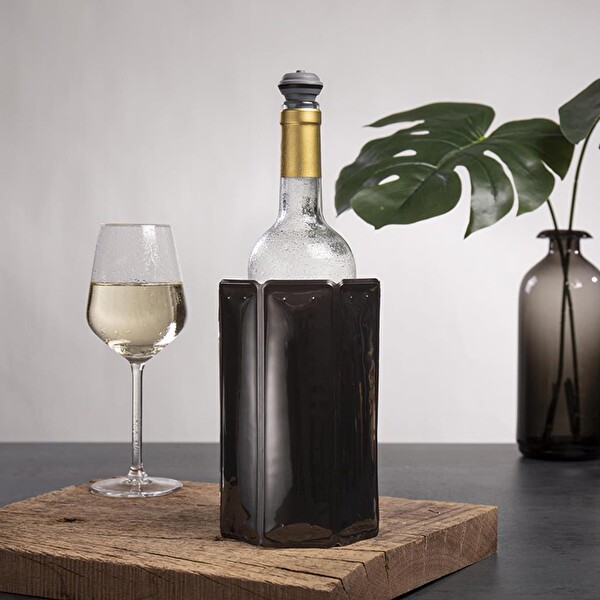 Vacu Vin 38804606 Aktif Şarap Soğutucu Siyah