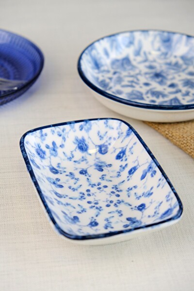 Tabak Evi Blue Heaven 14x10x2 CM Kayık Tabak Tekli