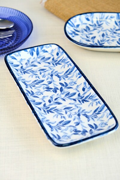 Tabak Evi Blue Heaven 22x22x1 CM Kayık Tabak Tekli