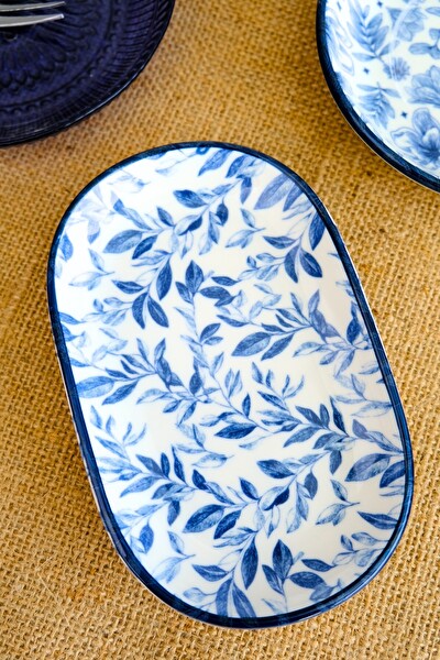 Tabak Evi Blue Heaven 18x11x2 CM Kayık Tabak Tekli