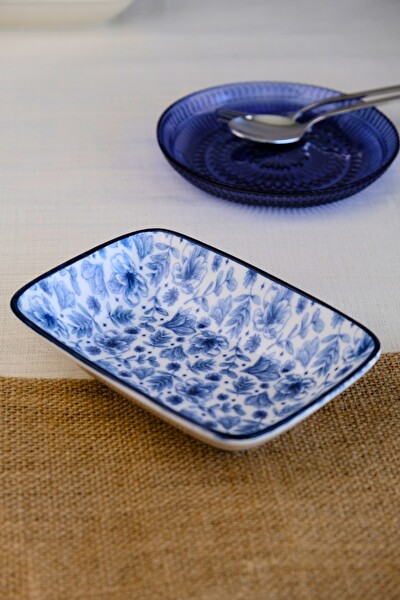 Tabak Evi Blue Heaven Kayık Tabak Tekli 17x12x3 CM