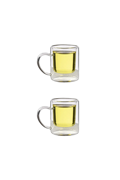 Kitchen Design Lab Çift Cidarlı Borosilikat Cam Kupa 200 ML 2 Adet - 1837