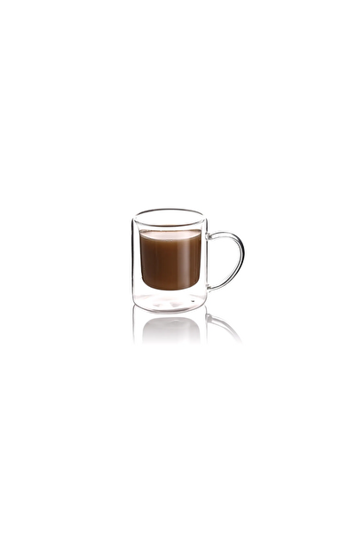 Kitchen Design Lab Çift Cidarlı Borosilikat Cam Kupa 200 ML 2 Adet - 1837