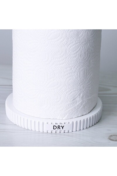 By Selim Grooved Kağıt Havluluk - Beyaz