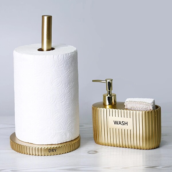 By Selim Grooved Kağıt Havluluk - Altın