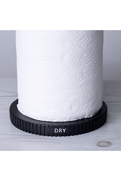 By Selim Grooved Kağıt Havluluk - Siyah