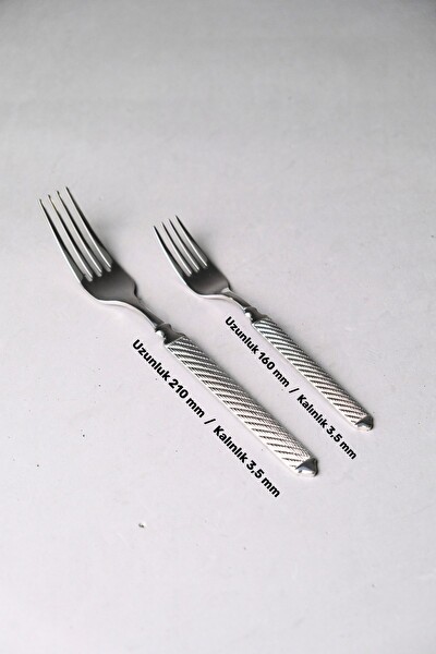 Lugga Linda Sade Çatal Kaşık Bıçak Takımı 12 Kişilik 84 Parça