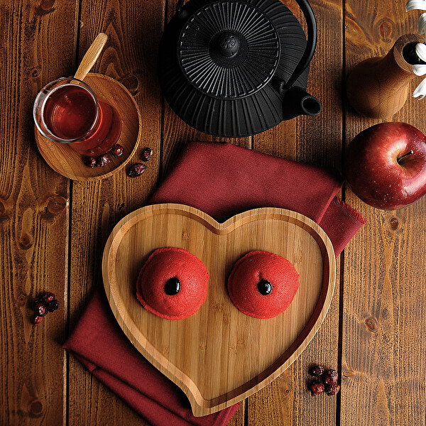 Bambum Amor Kalp Tepsi Küçük