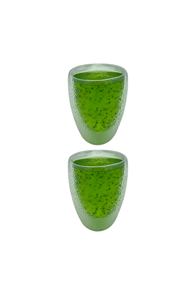 Kitchen Design Lab Çift Cidarlı 300 ML Cam Kupa Seti 2 Adet 2221