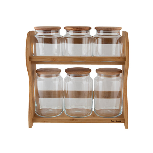 Bambum Bench Plus 7 Parça Standlı Baharat Takımı