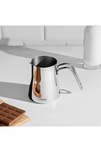 Nehir Everest Mini Paslanmaz Çelik Sütlük Cezve 500 ML