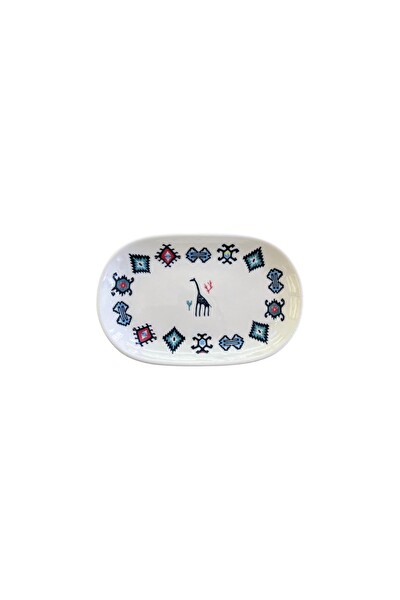 Porser Porselen Hitit Oval Kayık Tabak Takımı 20x13 CM 6 Parça TVL6OKYPRS1229