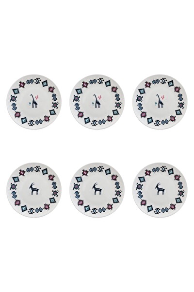 Porser Porselen Hitit Servis Tabağı Takımı 26 CM 6 Parça TVL6SRVPRS1241