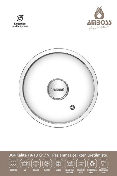 Amboss 10 Parça Silver Store Paslanmaz Çelik Tencere ve Saklama Kabı