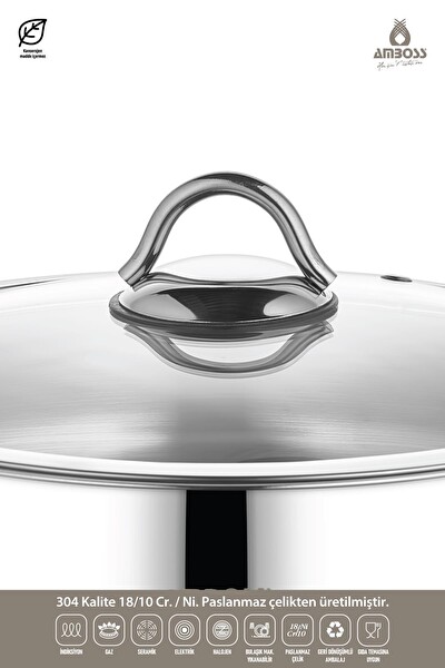 Amboss 10 Parça Cook SteelBox Paslanmaz Çelik Tencere ve Saklama Kabı