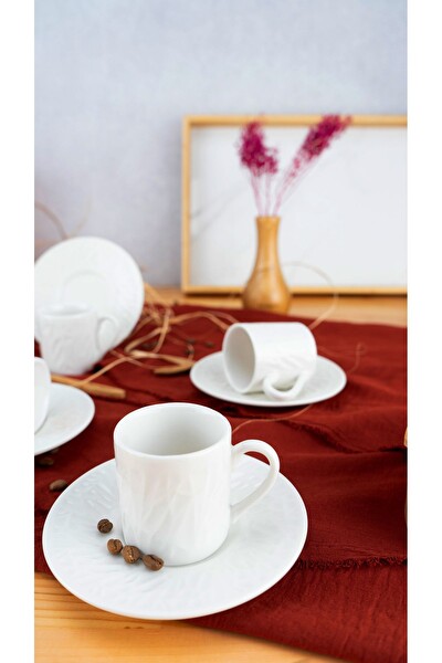 Bambum Lara Porselen Fincan Takımı Seti 6 Kişilik 12 Parça