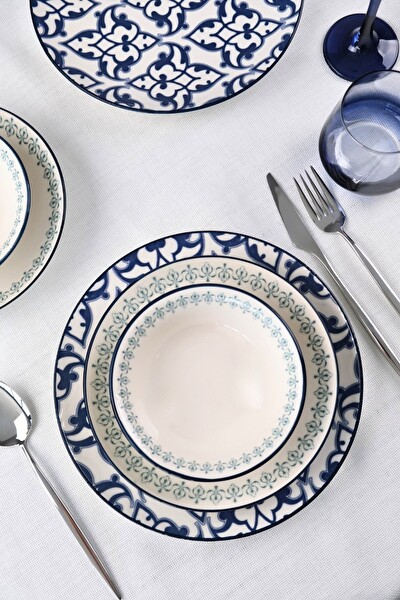 Tabak Evi Porselen Mia Yemek Takımı 4 Kişilik 12 Parça TVL12YKPRS1219