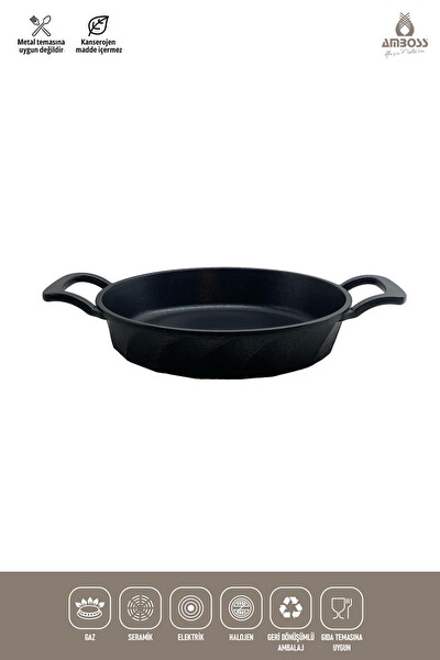 Amboss Vento Yanmaz Yapışmaz Titanyum Kaplama Sahan Omlet Tava 22 CM