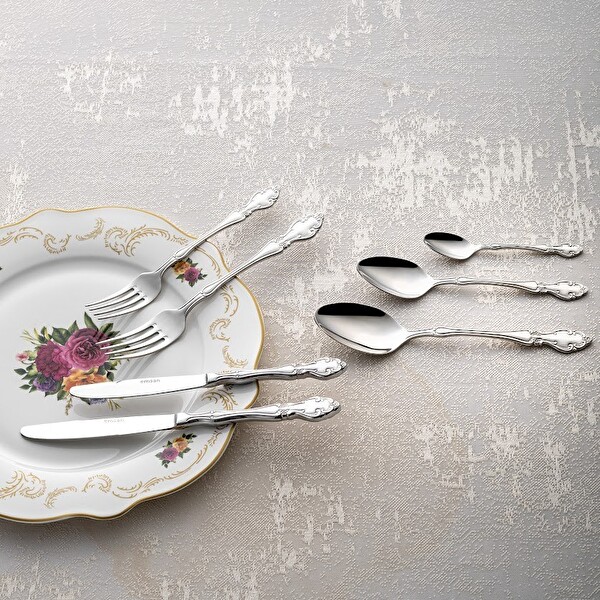 Emsan Royal 84 Parça 12 Kişilik Çatal Kaşık Bıçak Takımı