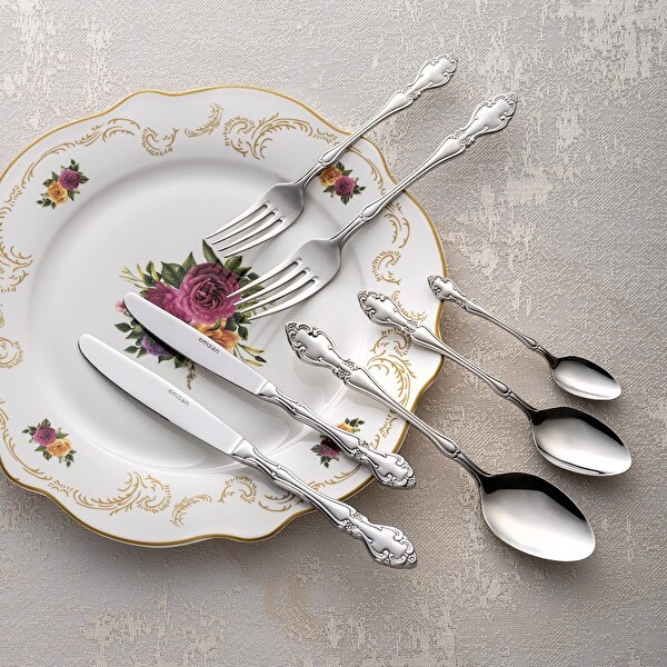 Emsan Royal 84 Parça 12 Kişilik Çatal Kaşık Bıçak Takımı