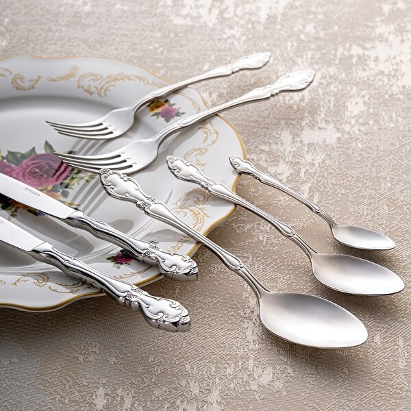 Emsan Royal 84 Parça 12 Kişilik Çatal Kaşık Bıçak Takımı