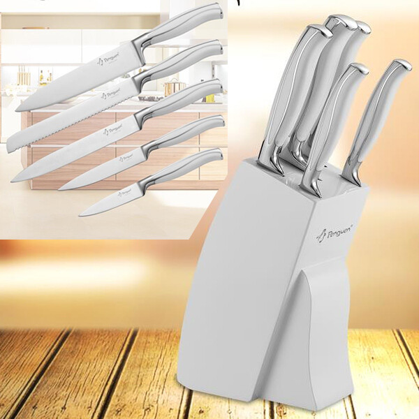 Penguen 6'lı Hera Mutfak Bıçak Seti Inox