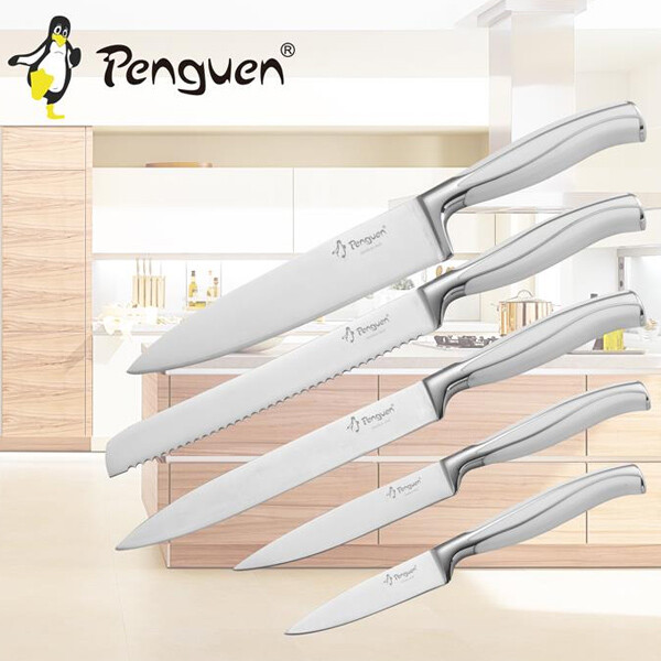 Penguen 6'lı Hera Mutfak Bıçak Seti Inox
