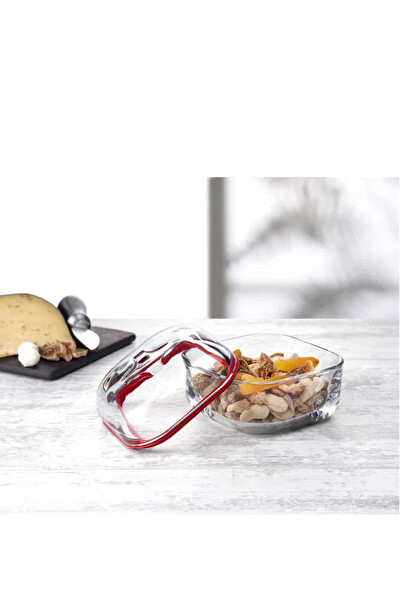 Paşabahçe Plus Kapaklı 2'li Cam Saklama Kabı Kahvaltılık Silikon Contalı 2 Boy