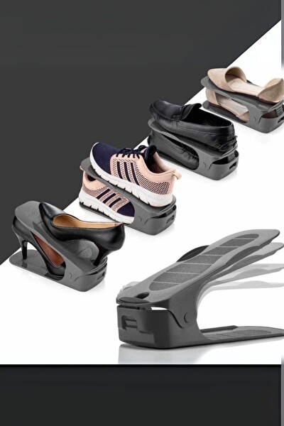 Mithra Life 24 Adet Ayarlanabilir Ayakkabı Rampası Düzenleyici Dolap İçi Organizer MIT1229