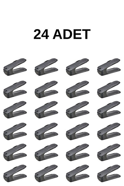 Mithra Life 24 Adet Ayarlanabilir Ayakkabı Rampası Düzenleyici Dolap İçi Organizer MIT1229