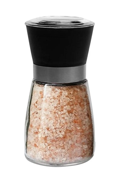 Mithra Life 2 li Set Cam Siyah Beyaz Tuz Karabiber Değirmeni Tuzluk Biberlik MIT1242