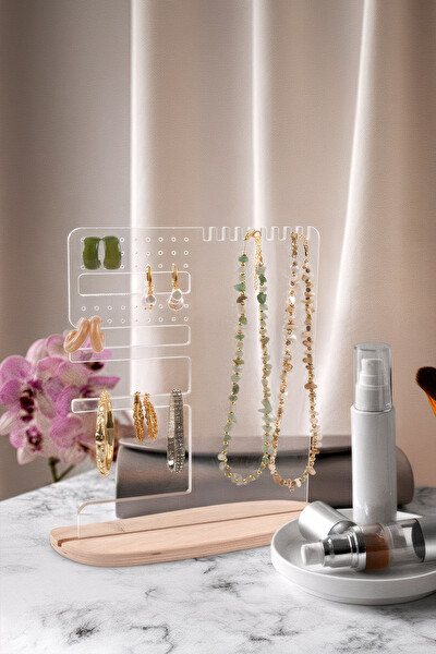 Pikas Modern Dekoratif Pleksi Çok Amaçlı Takı Aksesuar Standı