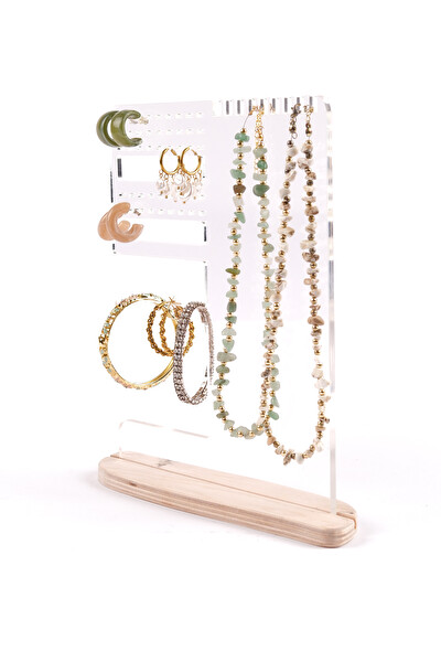 Pikas Modern Dekoratif Pleksi Çok Amaçlı Takı Aksesuar Standı