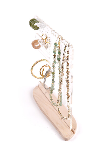 Pikas Modern Dekoratif Pleksi Çok Amaçlı Takı Aksesuar Standı