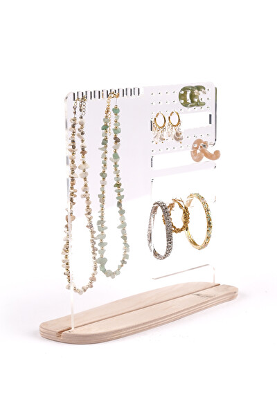 Pikas Modern Dekoratif Pleksi Çok Amaçlı Takı Aksesuar Standı