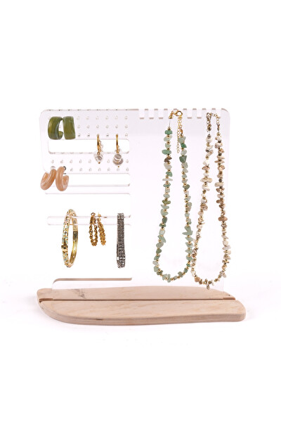 Pikas Modern Dekoratif Pleksi Çok Amaçlı Takı Aksesuar Standı