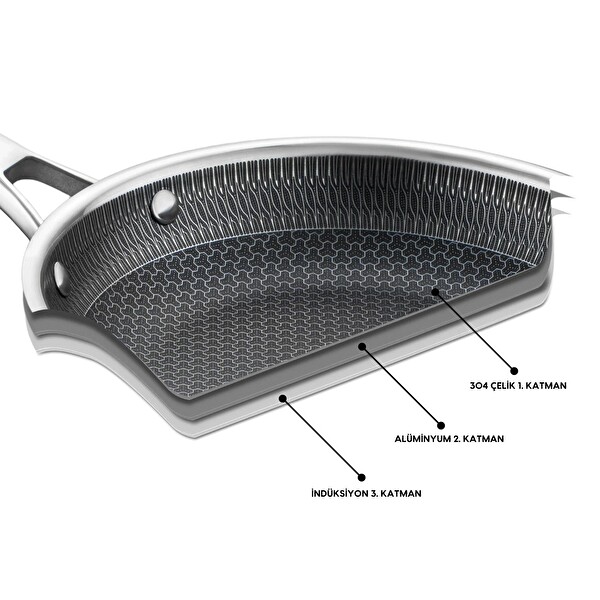 Jumbo 1000241145001 Weston 8 Parça Paslanmaz Çelik Tencere Seti