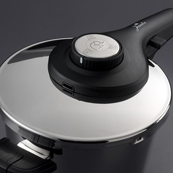 Jumbo 1000245471001 Prime Master 4 - 6 L Çelik 2 Parça Düdüklü Tencere Seti