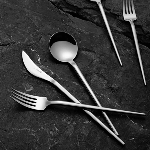 Jumbo 1000199737001 Fallen 84 Parça 12 Kişilik Çatal Kaşık Bıçak Takımı