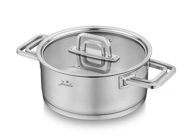 Jumbo Montreal 8 Parça Mat Çelik Tencere Seti