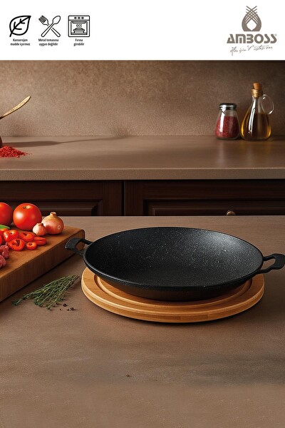 Amboss Vento 34 CM Döküm Sac Kavurma Gözleme Tavası
