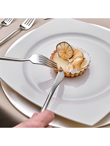 Karaca Jüpiter 84 Parça 12 Kişilik Premium Kutulu Çatal Kaşık Bıçak Takımı Platin