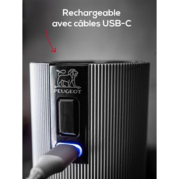 Peugeot Night Electric Duo Line Elektrikli Karabiber Ve Baharat Değirmeni Seti