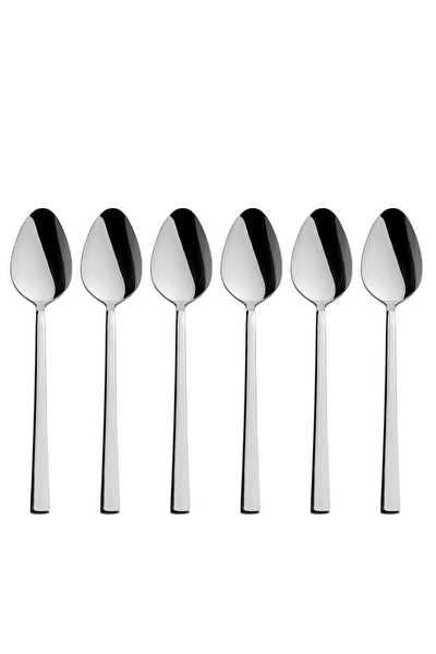 Kitchen Design Lab Gümüş Renk Yemek Kaşığı Seti 6 Parça