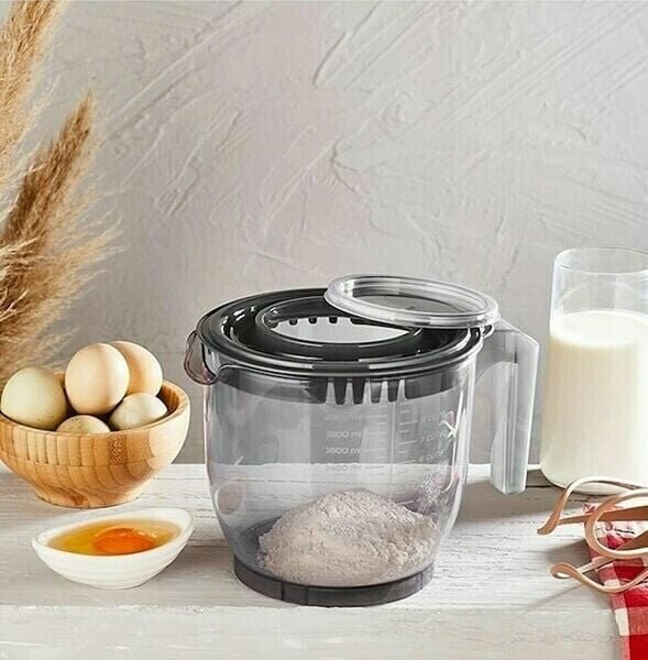 Technow VP-023 2200 ML Kumsal Kapaklı Çırpma Mikser Kabı