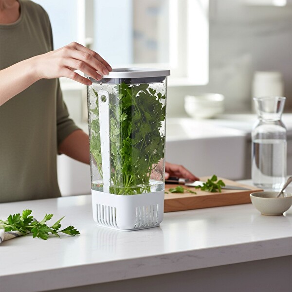 Technow VP-007 Suda Yeşillik Saklama Kabı 1.7 LT 2 Adet