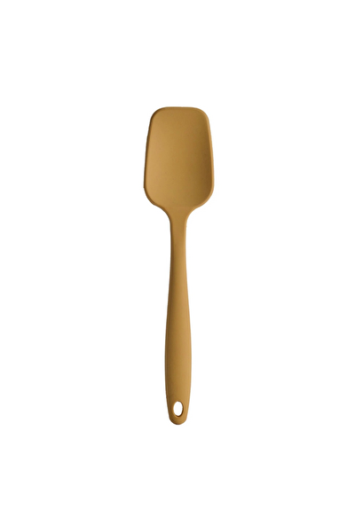Kitchen Design Lab Büyük Boy Yanmaz Silikon Sarı Spatula Ve Kaşık Seti 3 Model