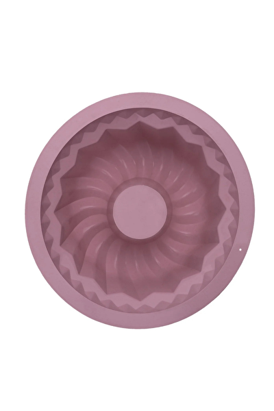 Kitchen Design Lab Silikon Büyük Model Kek Kalıbı Pembe 23 CM